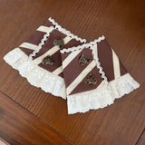 White Taona Solita Blouse Sling Dress Cute Lolita Sweet Dress Set 6815