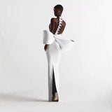 Women's Big Bow Showy Bandage Party Party Dress Sexy Dress