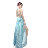 Sanya Beach Dress Seaside Holiday Atmosphere Hanging Neck Dress Sexy Naked Dress Woman