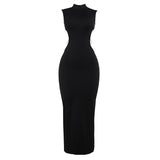 Sexy Bareback Bow Dress Woman 2025 Summer New Temperament Hottie Dress DJPT