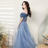Evening Dress 2025 Summer Simplicity Banquet Temperament Performance Host Art Examination Dress
