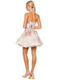 Retro [Singhua Land] Holiday Wind Sling Skirt Print Sexy 2025 Folded Dress New Female New