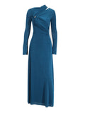 Body-Body-In-Body Bag Dress 2025 Summer New Folded Glazed Emptiness Irregular High-Sensing Body Dress