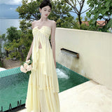 Sanya Seaside Holiday Set Super Fairy Corset + Large Skirt Skirt Beach Dress