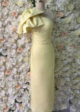 Temperament Sexy Dress 2025 Summer New Single Shoulder Three-Bunnyed Blanage Folds Shoulder Dress Woman