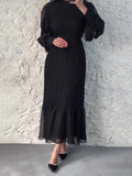 Temperament Light Style Women's Spring New Dress Long Folds