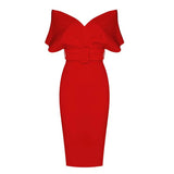 Summer New V-Neckless Banded Dress Sexy Elegant Evening Dress Party Tight Dress