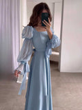 Women's Dress Over The Knee In The Fall Of 2024 French Fairy Sen Super Fairy Dress