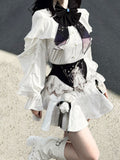 Teased Original Ring Door Lolita Girl Lolita Waist Cover Dress Dress Short Skirt Sweet Suit 7173