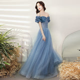 Evening Dress 2025 Summer Simplicity Banquet Temperament Performance Host Art Examination Dress