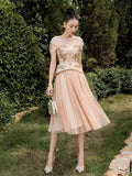 New Vietnamese Niche Brand Embroidery Three-Dimensional Custom Flower Elegant Temperament Mesh Dress