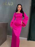 2024 New Body-Cuffed Diamond-Tieed Long-Sleeved Ribbon Dress Dress Woman