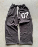 Trend Street Loose Sweatwear Suit Men And Women's Hip-Hop Sports Zipper Hoodie Trousers Set DJPT