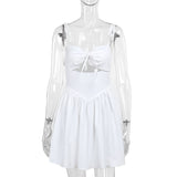 Fashion Style Style Style Folding Folding Dress Women 2025 Summer New Sexy Bag Hip Dress DJPT
