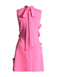 Temperament Famous Style Short Dress 2025 Spring New Heavy Industry Three-Dimensional Flowers Spliced With Dress Dress Woman