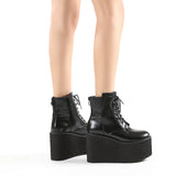 Bottom Martin Boots Coarse And Waterproof Table Side Zipper High Heel Short Boots Wearing Female Boots High Quality Shoes