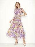 French Dress 2025 New Collar Laceless Hollow Embroidery Dress Dress Dress Woman