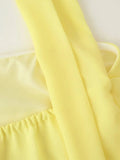Court Style Chest Ribbon Dress 2025 New Women's Summer Loose Waist Showing Long Skinny Dress Women