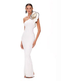 Women's Ebay Dress Ebay Lotus Leaf Sleeves Body Shoulder Dress