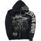 2025 New Direct Selling Retro Gothic Hop Long-Sleeved 3D Sweaty Loose Hooded Sport DJPT