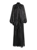 Dress 2025 Summer New Design-Sleeted Bat Sleeves With Dress-Up Fashion Dress