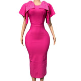 Bows And Bows In Women's Dress Geo Party Bandge Dress