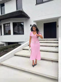 Summer Women's New Short Sleeve V-Neck Dress