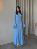 2024 Gentle Wind And Chiffon Gentle Lotus Leaves Side Ribbon Repair Dress
