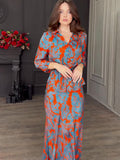 Printing Design For Summer 2024 Retro Skirt Set