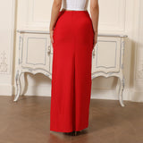 Fashion Three-Dimensional Flower Banding Half-Body Skirt Sexy Open Party Half-Dress Skirt