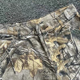 Summer New Retro Leisure Branches Camouflage Pants Water Wash Old Work Pants DJPT