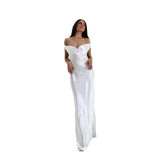 New Women's Temperament Sexy Bareback Dress With A Chest And A Shoulder Fashion Dress HZ0628