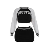 Autumn 2025 New Street Tide Casually Body Baseball Dress Dress Suit Woman DJPT