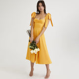 Dress French Holiday Dress Bareback Sexy Chiffon Dress Dress