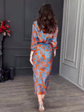 Printing Design For Summer 2024 Retro Skirt Set