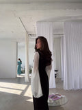 Women's Clothing 2025 Autumn New Loose Age Reduction V-Neck Mesh Perspective Dress