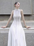 2025 Round-Neck Sleeveless Umbrella Dress Inside The Dress