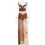 Summer Sexy Lady Sling Dress Boaster Tender Chiffon Dress HZ0628