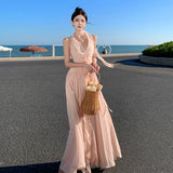 Dress Women's Summer Seaside Holiday Super Fairy Dew Back Dress Bohemian Dress Skirt Ambiance
