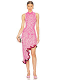 Famous Style Dress Woman 2025 Spring Irregular Little Fragrant Wind To Show Thin Sleeveless Dress Dress Woman
