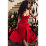 Summer New French Style Temperament Casual Strap To The Waist And Thin A Swing Hanging Dress Woman DJPT