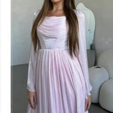 Spring Women's Dress Style Folded Temperament High-Waisted Skirt Woman HZ0628