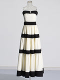 Corset Dress Woman 2025 New Women's Dress With Chest-Striped Bow Trim
