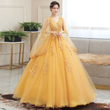Dress Wedding Annual Host Performance Student Vocal Solo Art Exam Costume Puffy Skirt Long Evening Dress Woman