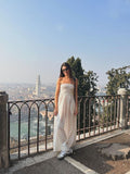 Summer New Breastless Backless Temperament To Take The Craft Elegant Ladies Dress