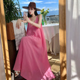 Summer Dress New French Sleeveless Sling Skirt Holiday Dress Vietnamese Thai Beach Dress Woman