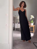 Summer Women's New French Sexy V-Necked Suspension Dress