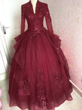 Performance Suit V-Neck 2025 New Color Yarn Vocal Art Canopy Skirt Host Dress Woman Retro