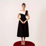 2025 Black And White Birthday Party Dress