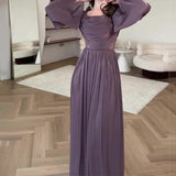 Women's Autumn Autumn Style Folded Temperament High-Waisted Skirt